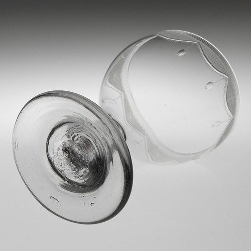 19th Century Rummer Glass with Engraving c1820 - Picture 4 of 7