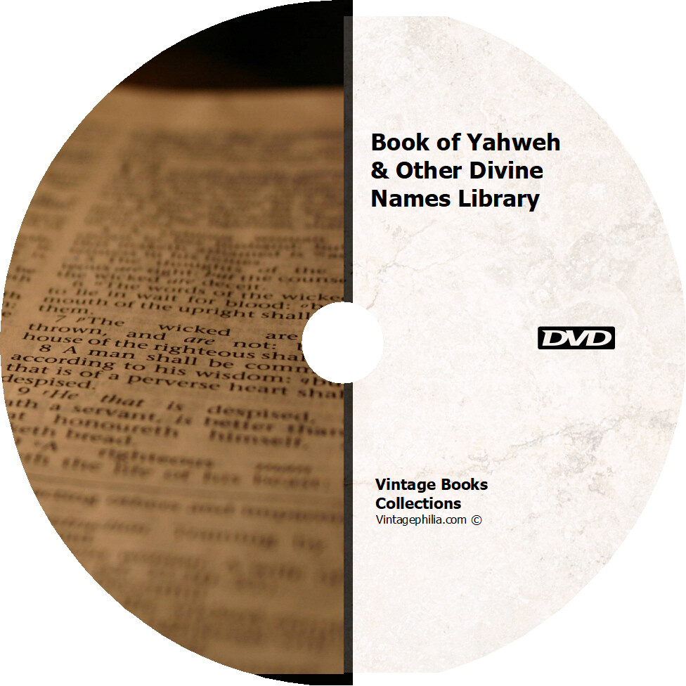 THE BOOK OF YAHWEH AND 200 OTHER DIVINE NAMES ANCIENT RELIGIOUS