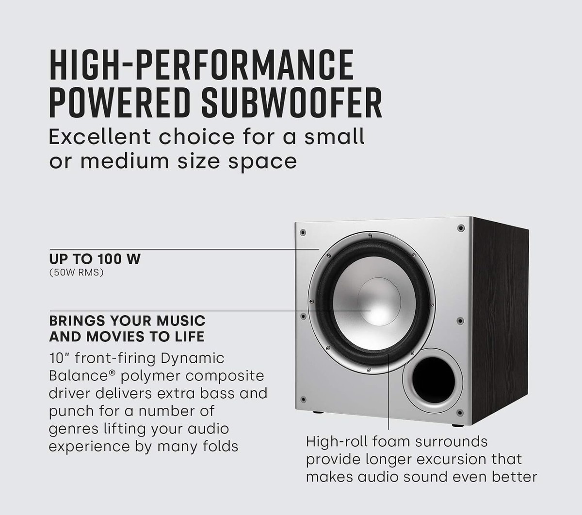 Polk PSW 10 Subwoofer Speaker for sale online | eBay
