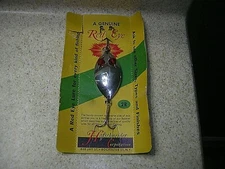 VINTAGE Hofschneider Genuine Red Eye Silver Wiggler Spoon