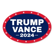 Trump / Vance 2024 Oval Magnet