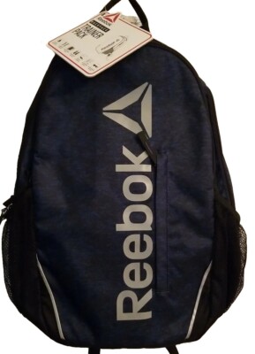 NWT Reebok Trainer Pack Laptop Backpack Bag Navy spacedye. 