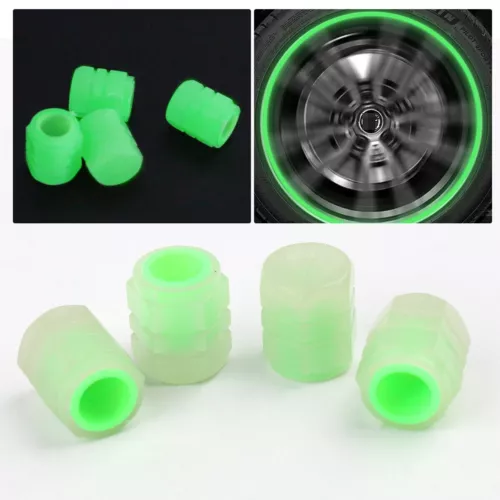 4-8PCS Tyre Valve Caps Luminous Car Vehicle Wheel Dust Caps Glow in the Dark - Picture 15 of 17