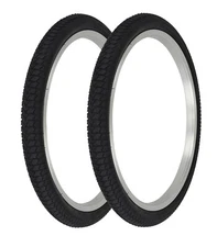 PRO+ Bicycle TIRE 20" x 1.75" ALL BLACK INFECTION STYLE (2) TIRES BMX Bike