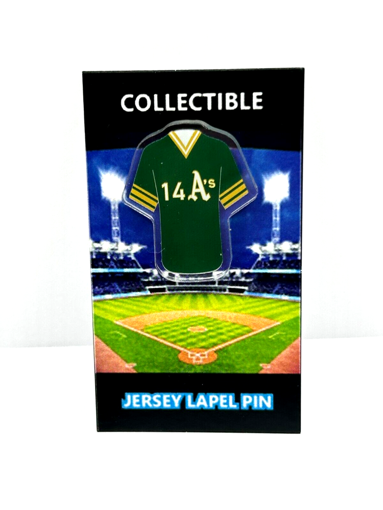 Oakland Athletics Glenn Burke jersey lapel pin-Classic RETRO Collectible