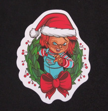 Child's Play Horror Movies Chucky Sticker 2.5" x 2" L 