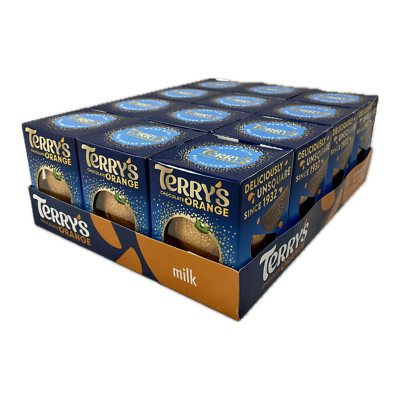 Terry´s Chocolate Orange britische Schokolade mit Orangenöl 12x 145g