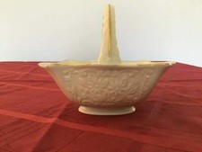 Lenox - Basket shaped dish - Ivory with gold trim - Made in USA