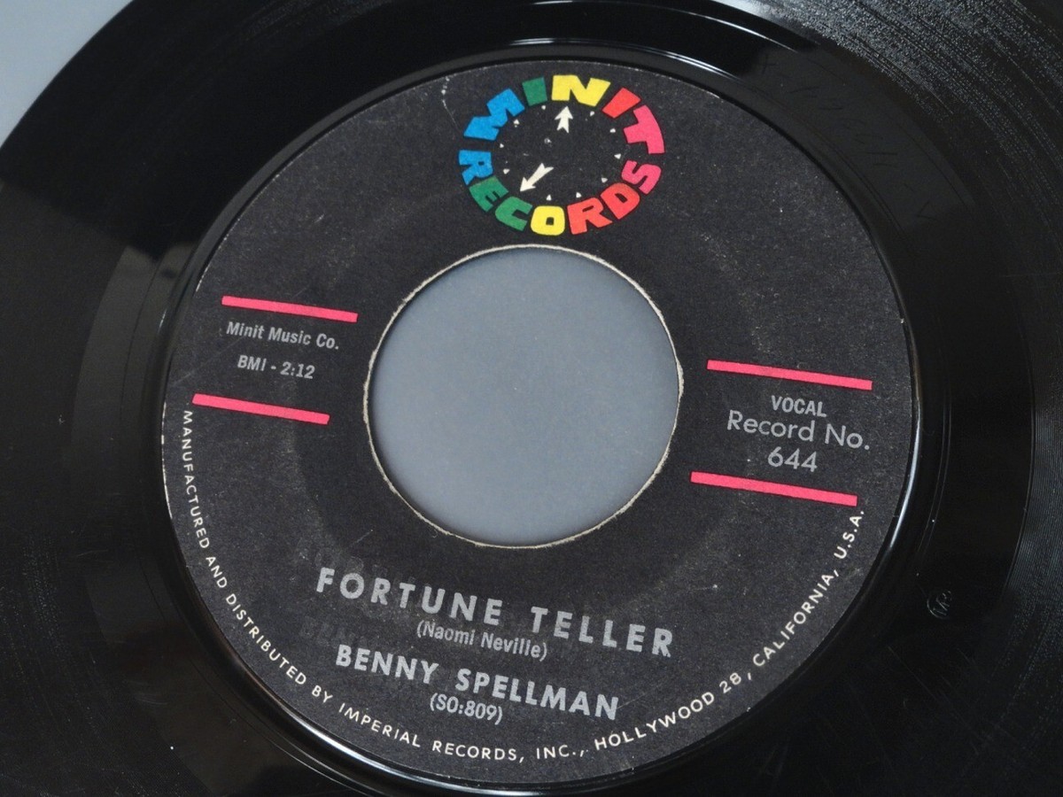 英7” Benny Spellman Lipstick Traces / Fortune Teller 45HLP9570 LONDON /00080 BENNY SPELLMAN Lipstick Traces/Fortune Teller 45 7