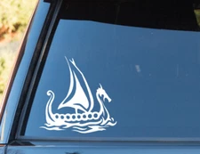 Viking Ship - Vinyl Decal Outdoor Weatherproof
