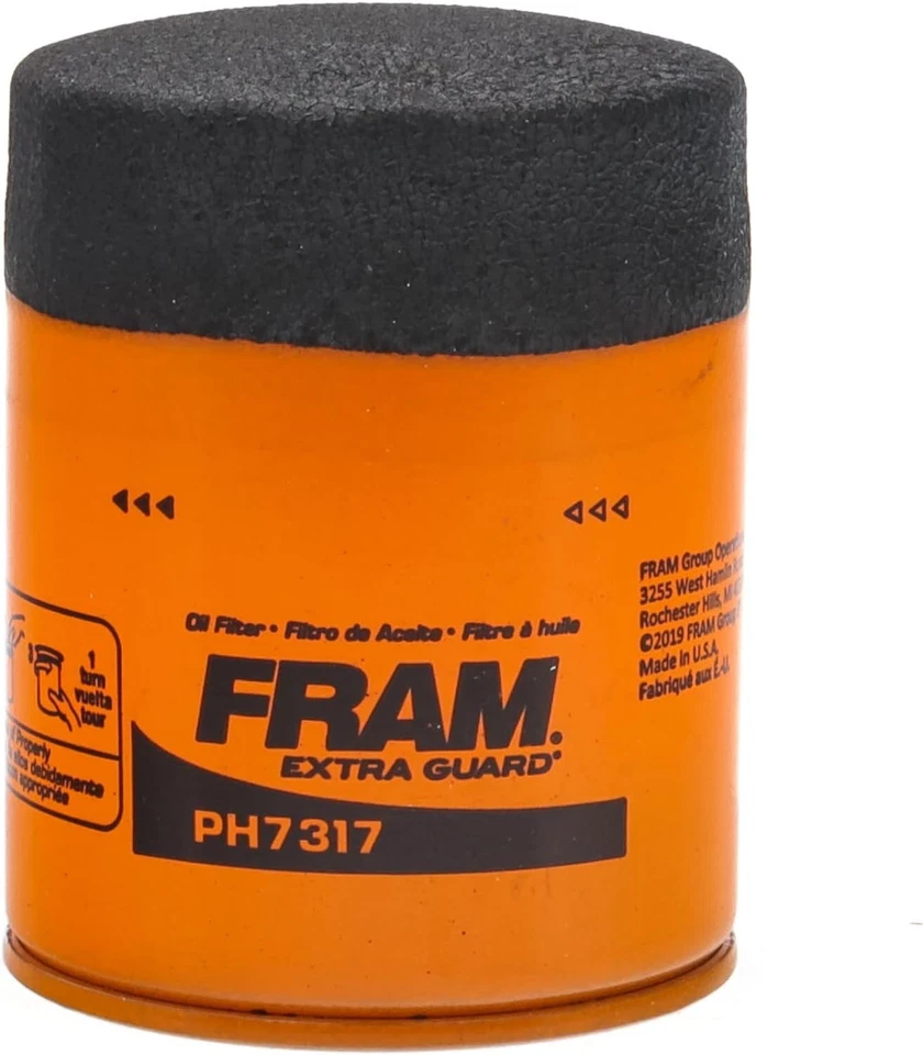 Filtro de aceite de motor giratorio Fram Extra Guard PH7317, cambio de 10 k millas Foto 2 de 4