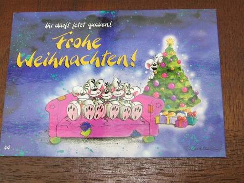 Diddl Postkarte WEIHNACHTSKARTE Auswählen GIRLANDE Rarität - Bild 24 von 32