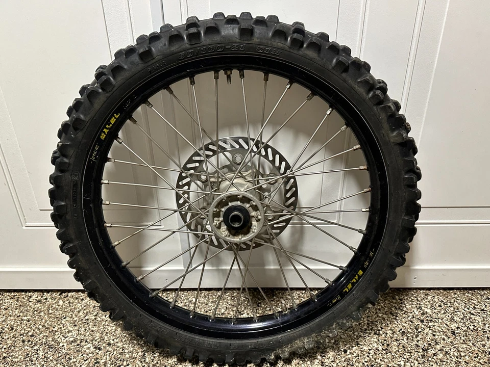 2004-2005 Kawasaki KX 250F 250 125 04-06 RMZ250 EXCEL Front Wheel BLACK Rim - Image 3 of 4