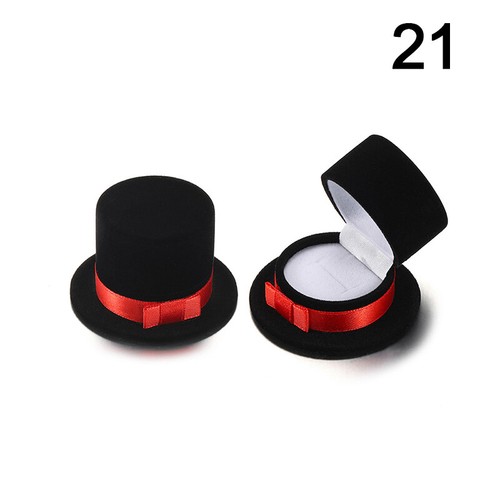 Women Earrings Stud Storage Box Creative Necklace Ring Jewelry Display Gift Case - Picture 36 of 47