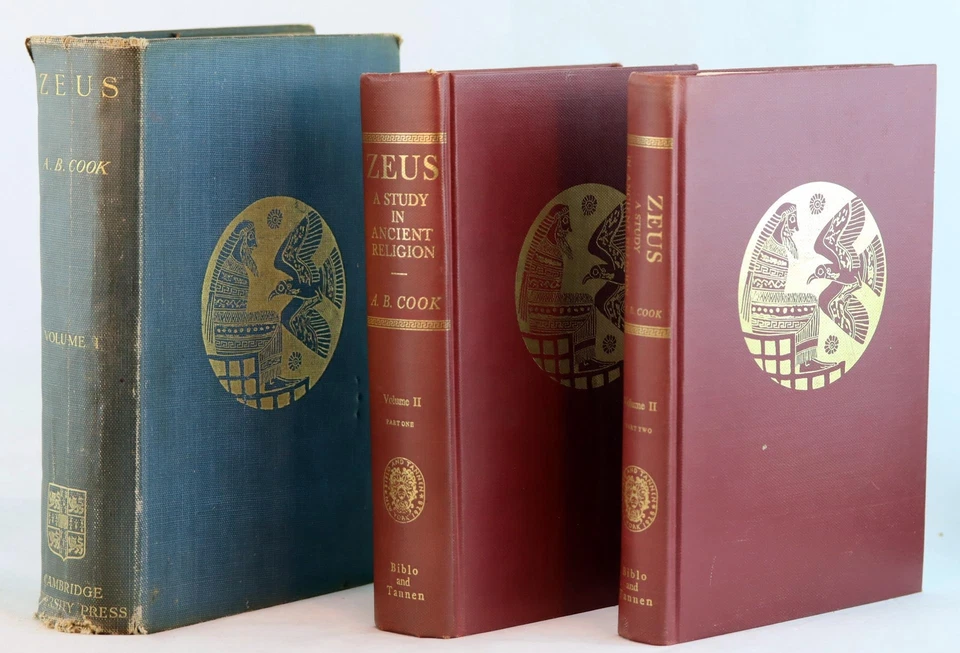 Arthur Cook Zeus A Study In Ancient Religion God Of The Bright & Dark Sky HC - Image 2 of 4
