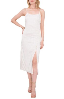 1. STATE Women's Asymmetric Button Front Slip Dress White B4HP $109 | eBay 1. STATE Women's Asymmetric Button Front Slip Dress White B4HP $109 | eBay
