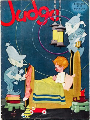JUDGE COMPLETE MAGAZINE DECEMBER 1935 36pgs M277