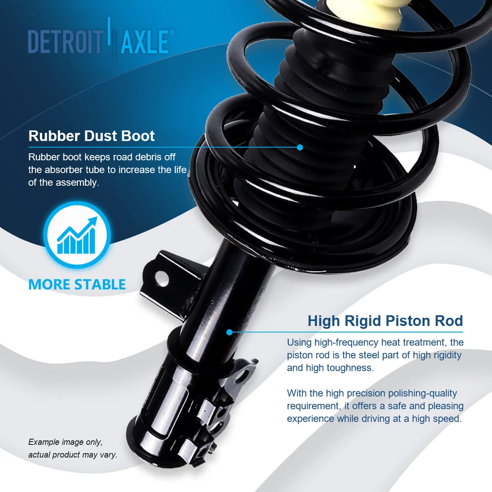 Amortecedores dianteiros traseiros barra oscilante elos para 2007 - 2010 Hyundai Elantra - Imagem 4 de 4