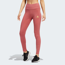 adidas Women's Wonder Red Holiday Lights Graphic Tights HK9248 Size L - NWT