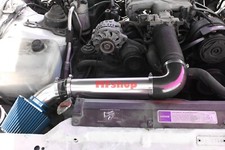 Black Blue 2pc For 1990-1992 Pontiac Firebird Tpi 3.1l V6 Air Intake + Filter