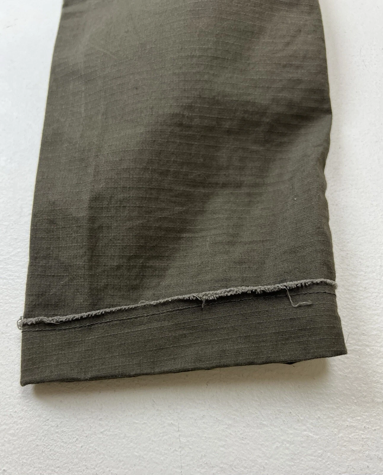 vuori ripstop raw hem pull on drawstring outdoors pants