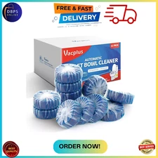 Vacplus Automatic Toilet Bowl Cleaner Tablets Bathroom Toilet Tank Cleaner NEW!.