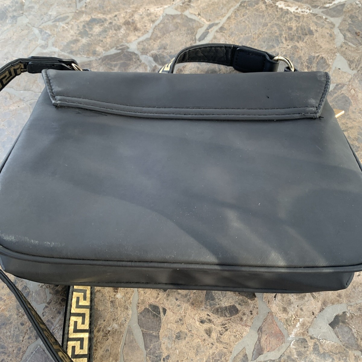 VERSACE Parfums Crossbody Promotional Black Bag | eBay