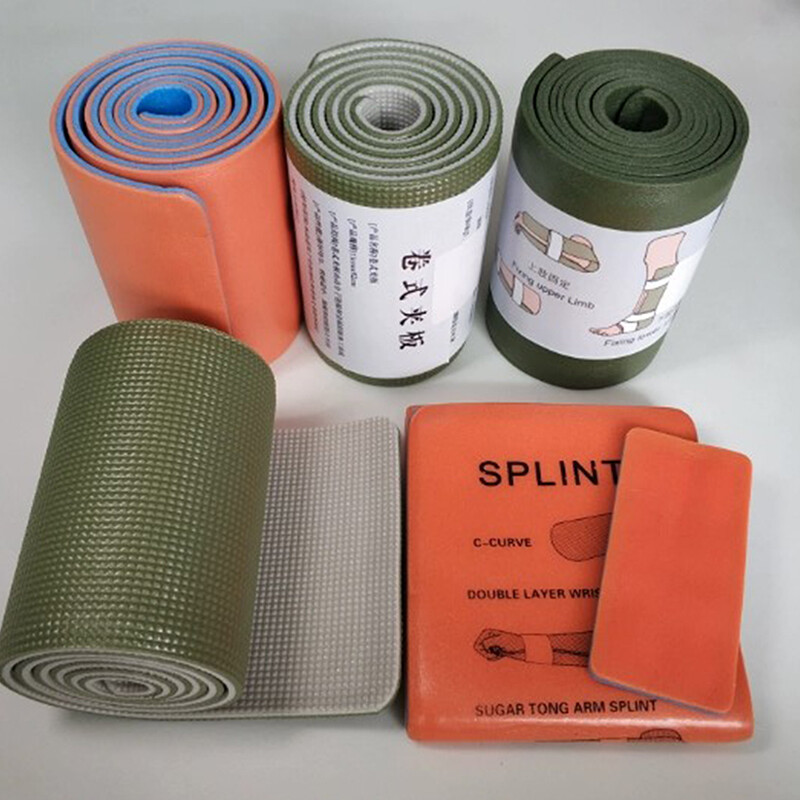 First Aid Universal Aluminum Splint Roll Medical Survival Polymer Fixture Bone