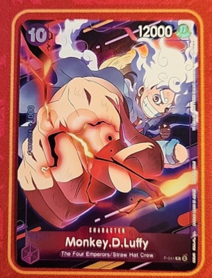 ドラゴンボールカード 2024 ONE PIECE MONKEY D. LUFFY #041 MONKEY D LUFFY P-041 2024 CHAMPIONSHIP PROMO, ONE PIECE CARD GAME