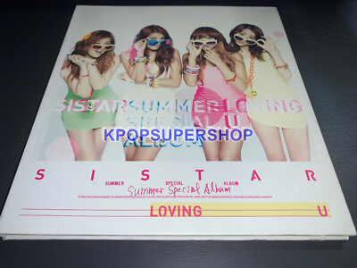 SISTAR ソユ 直筆サイン入り ブロマイド CD LOVING YOU レア Sistar Summer Special Album Loving U CD Photobook Great Condition