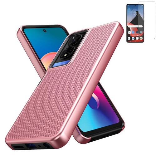 Funda de teléfono para TCL 50 XE 5G T614D doble capa protectora contra caídas cubierta texturizada - Imagen 19 de 19