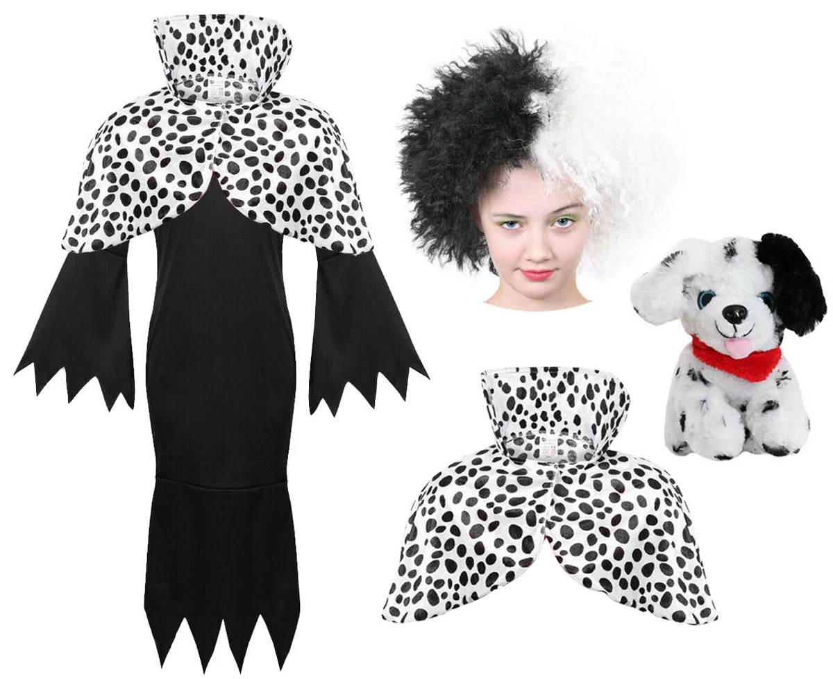 Cruella de vil hot sale and dog costume