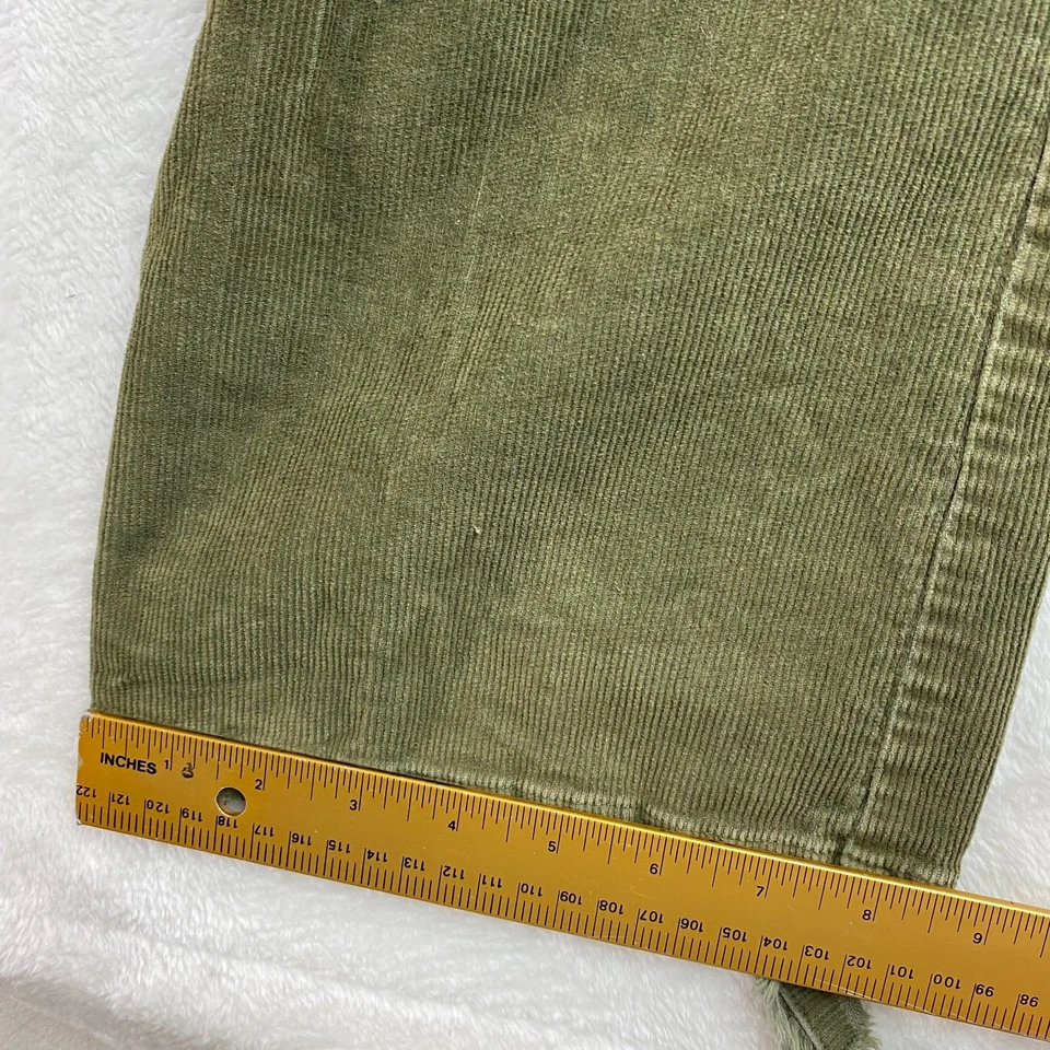 Vintage The Limited Drew Fit Corduroy Pants Olive Green Women’s 6 Hong Kong Y2K - Image 4 of 4