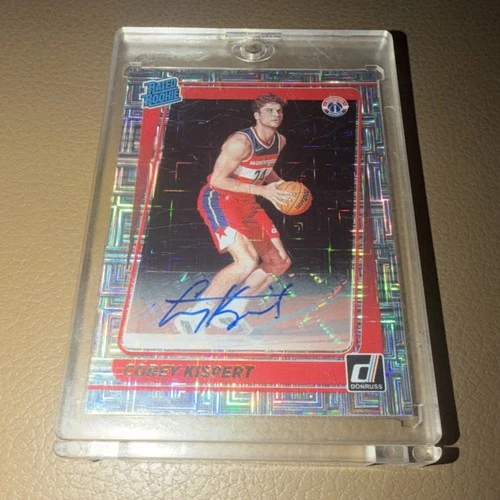 Panini 2021-22 Donruss Rated Rookie Corey Kispert Autographed #233 Wizards