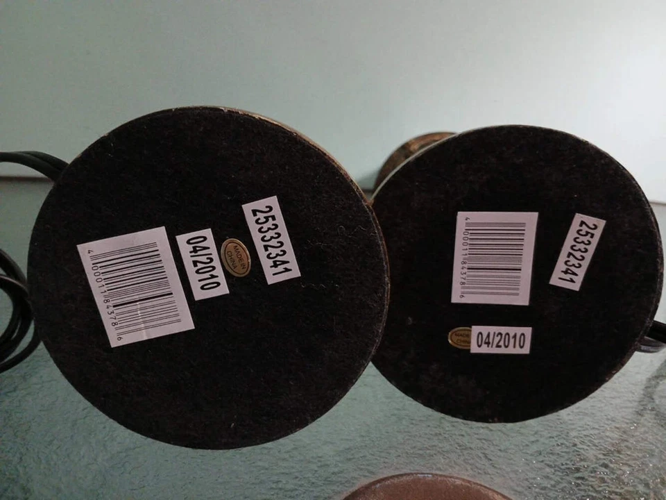 Juego de 2 lámparas vintage diseños rústicos de mimbre Foto 4 de 4