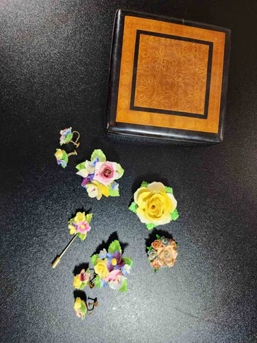 vintage costume DENTON ENGLAND jewelry lot