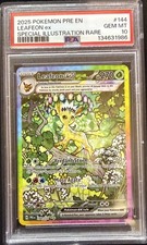 Leafeon EX 144/131 Evoluzioni Prismatiche SIR Carta Pokemon PSA 10