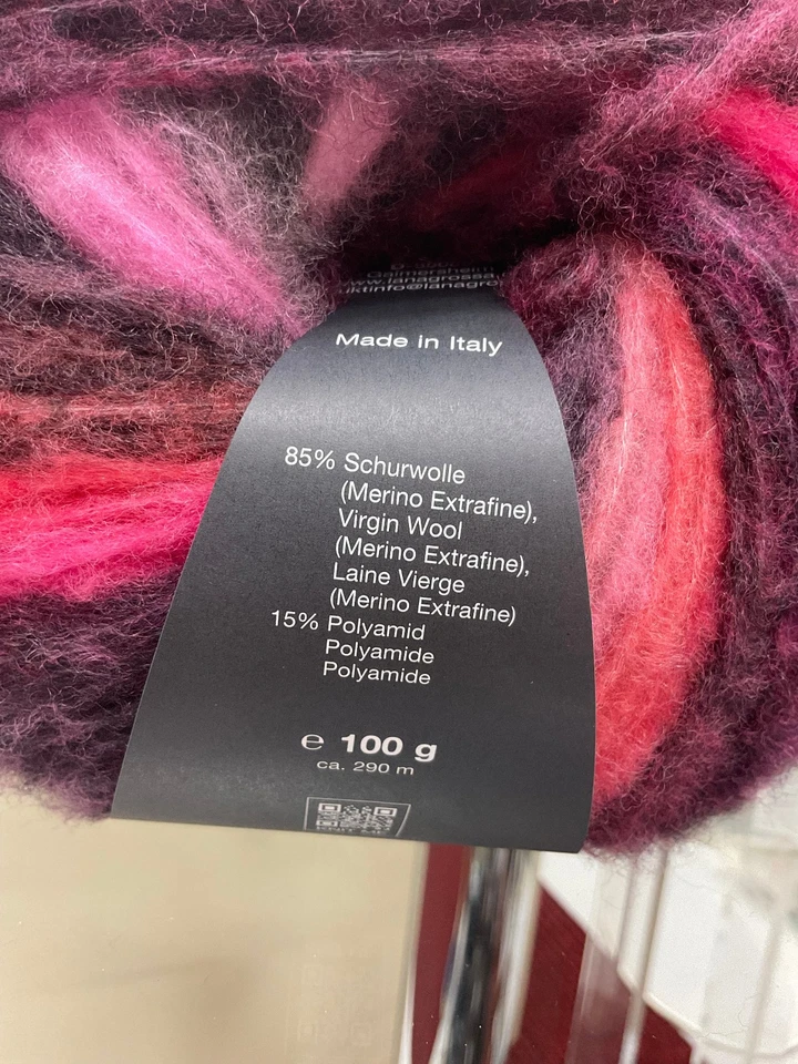 Lana Grossa Bomba , Schurwolle(Merino)/Polyamid, 100g ca. 290m - Bild 3 von 4