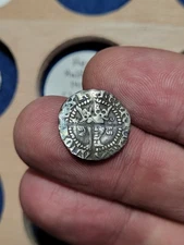 England Henry V Penny Class C English Medieval Silver Hammered Coin