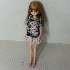 Licca Chan Doll 8.5 Inch Fashion Doll Brown H...