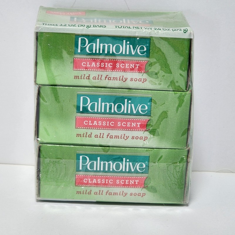 Palmolive Classic Scent Mild Hand Body Soap 3 Pack 