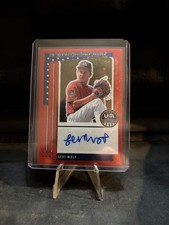 Levi Wolf 2025 Stars & Stripes Red Disco Prizm Auto /25