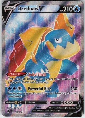 UR - 02 Holo Drednaw V (Full Art) 69/73 Ultra Rare Champion's Path
