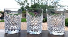 Waterford Crystal Alana Double Old Fashioned 4 3/8" Set of 3 Lot