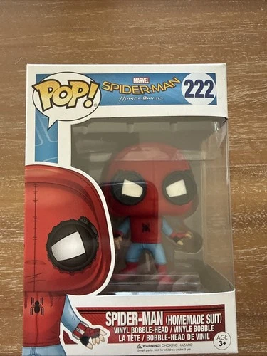 Funko Pop! Vinyl Marvel Spider-Man Homecoming Spider-Man (Homemade Suit) #222