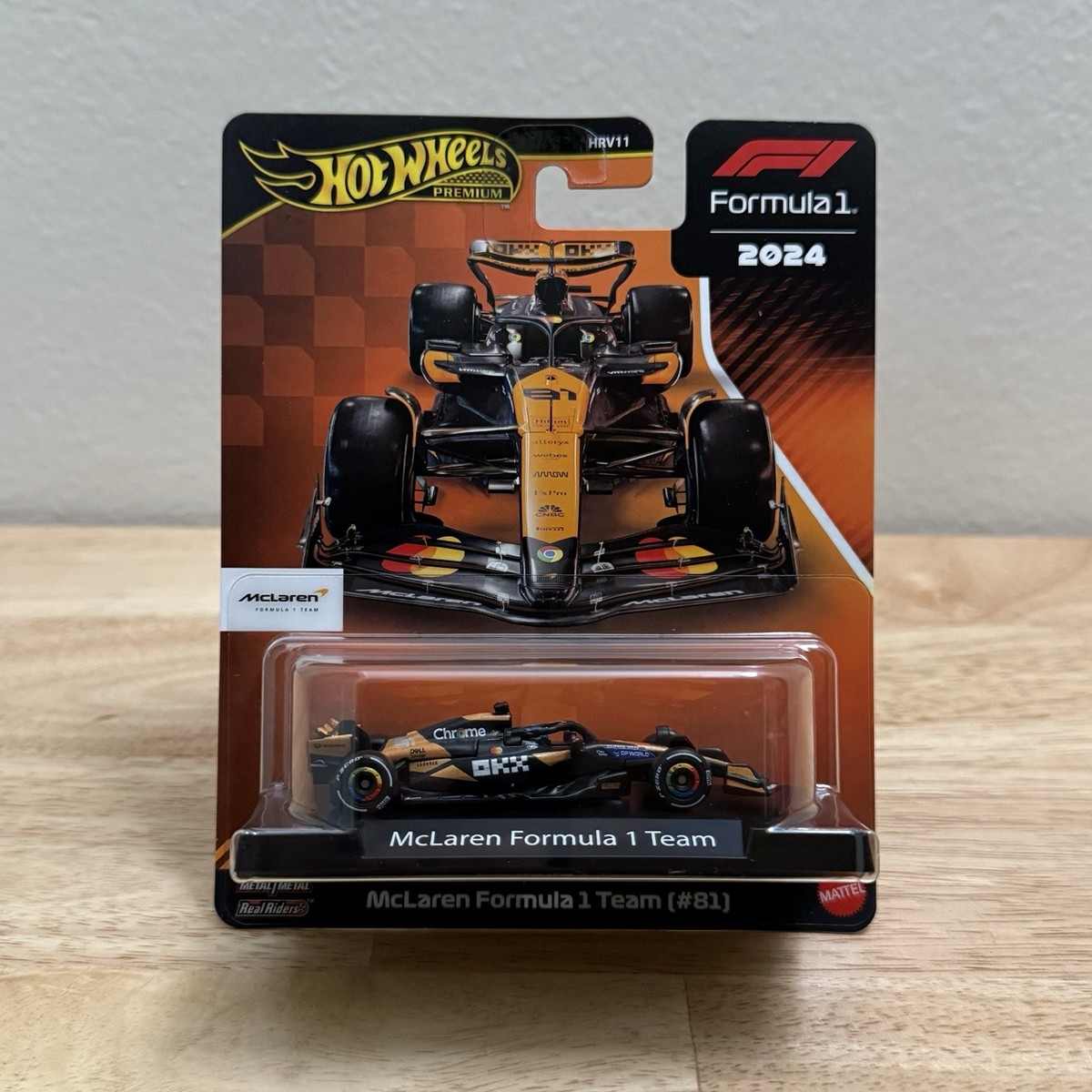 ホットウィール McLaren Formula 1 Team (#81) Hot Wheels Premium McLaren Formula 1 Team Race Car #81