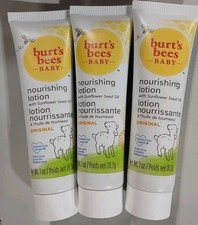 Pack of 3 - Burt's Bees Baby Nourishing Lotion Original  6 oz - NEW