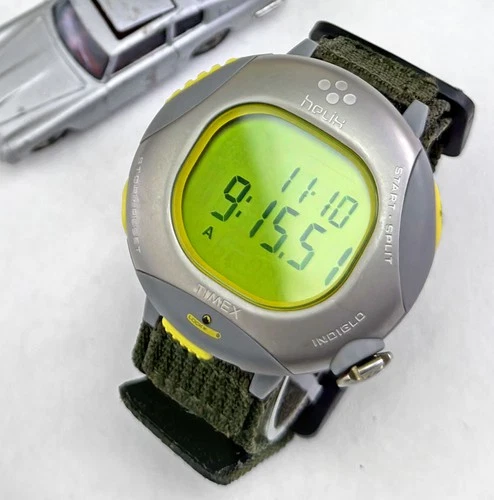 Timex Helix VTG 2Ks Digital Thermometer Barometer Altimeter INDIGLO 50mm Watch