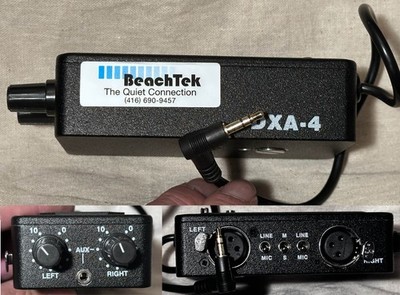 Beachtek DXA-4 Dual XLR to 3.5mm Audio Adapter #2 EXCELLENT