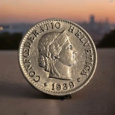 5 Rappen 1939 B Kursmünze Schweiz 